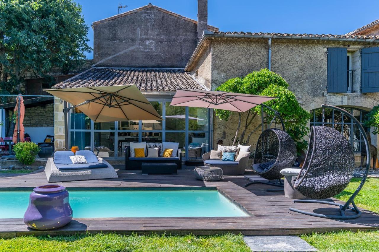 Mas Bleu Villa Sommières Eksteriør bilde